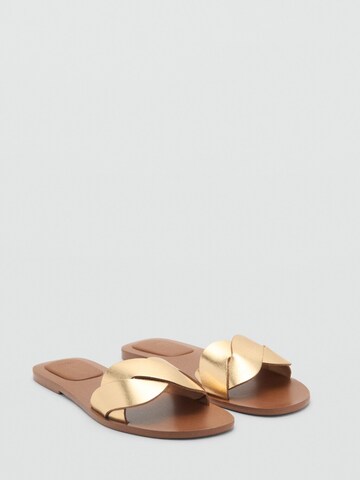 Mule 'Evag' MANGO TEEN en or