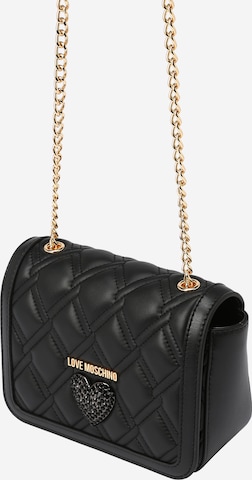 Love Moschino Umhängetasche 'QUEEN' in Schwarz