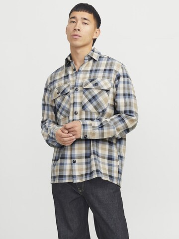 JACK & JONES Comfort fit Overhemd in Blauw: voorkant