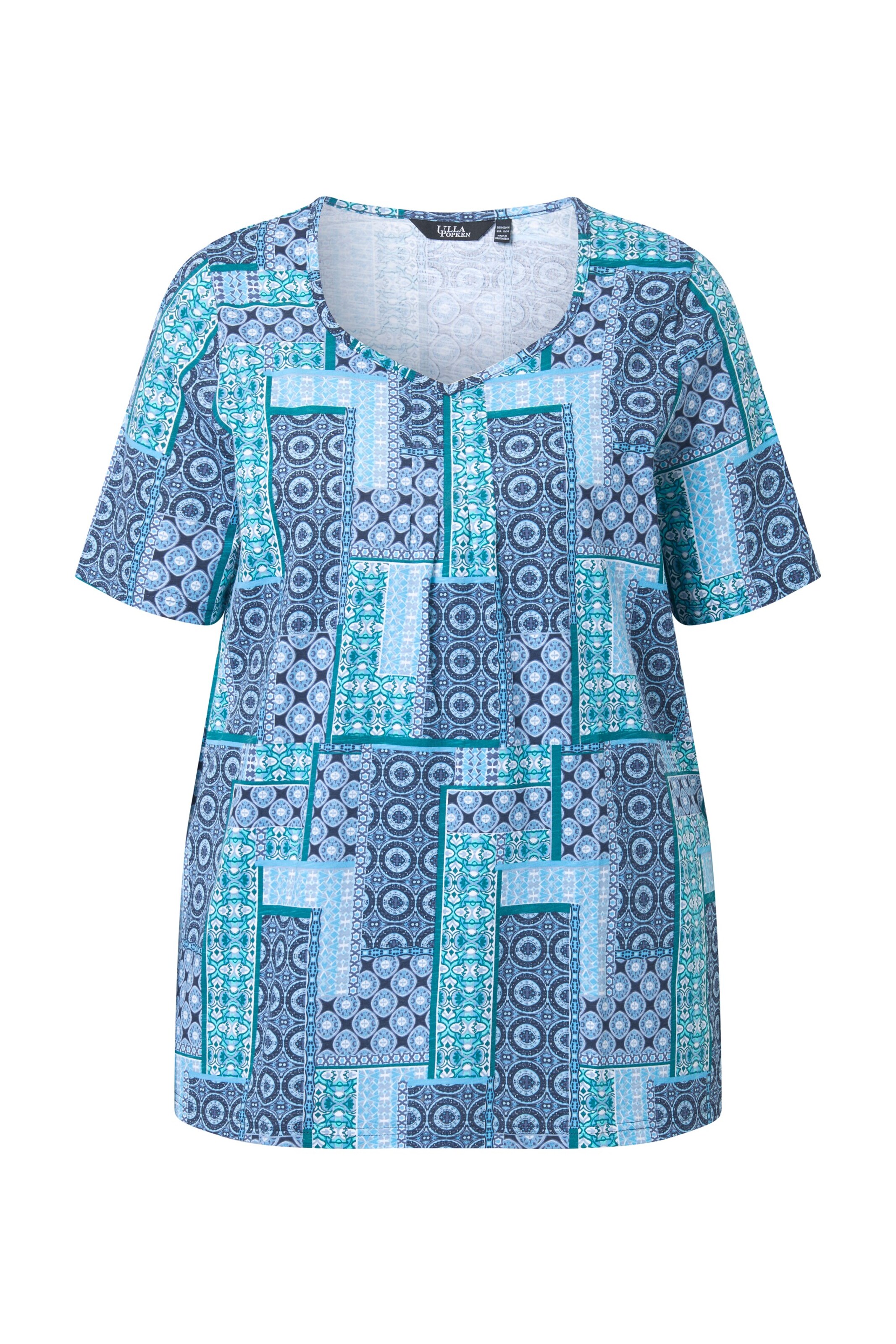 Ulla Popken Shirt in Blauw: voorkant