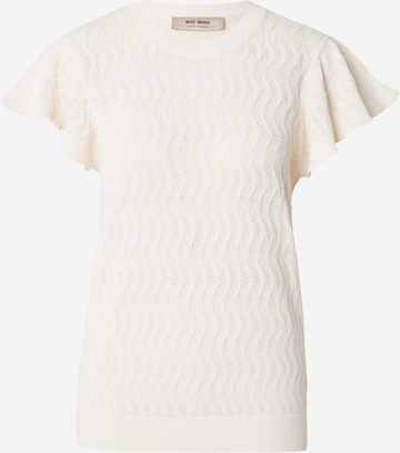 smėlio MOS MOSH Megztinis 'MMGanna': priekis