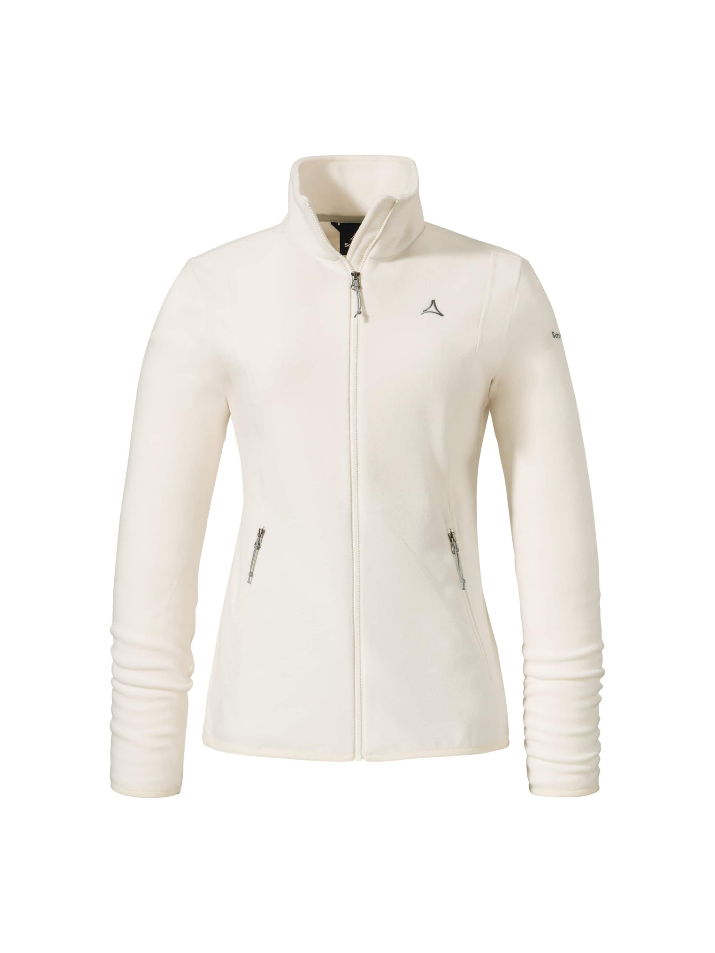 Schöffel Functionele fleece jas in Wit: voorkant
