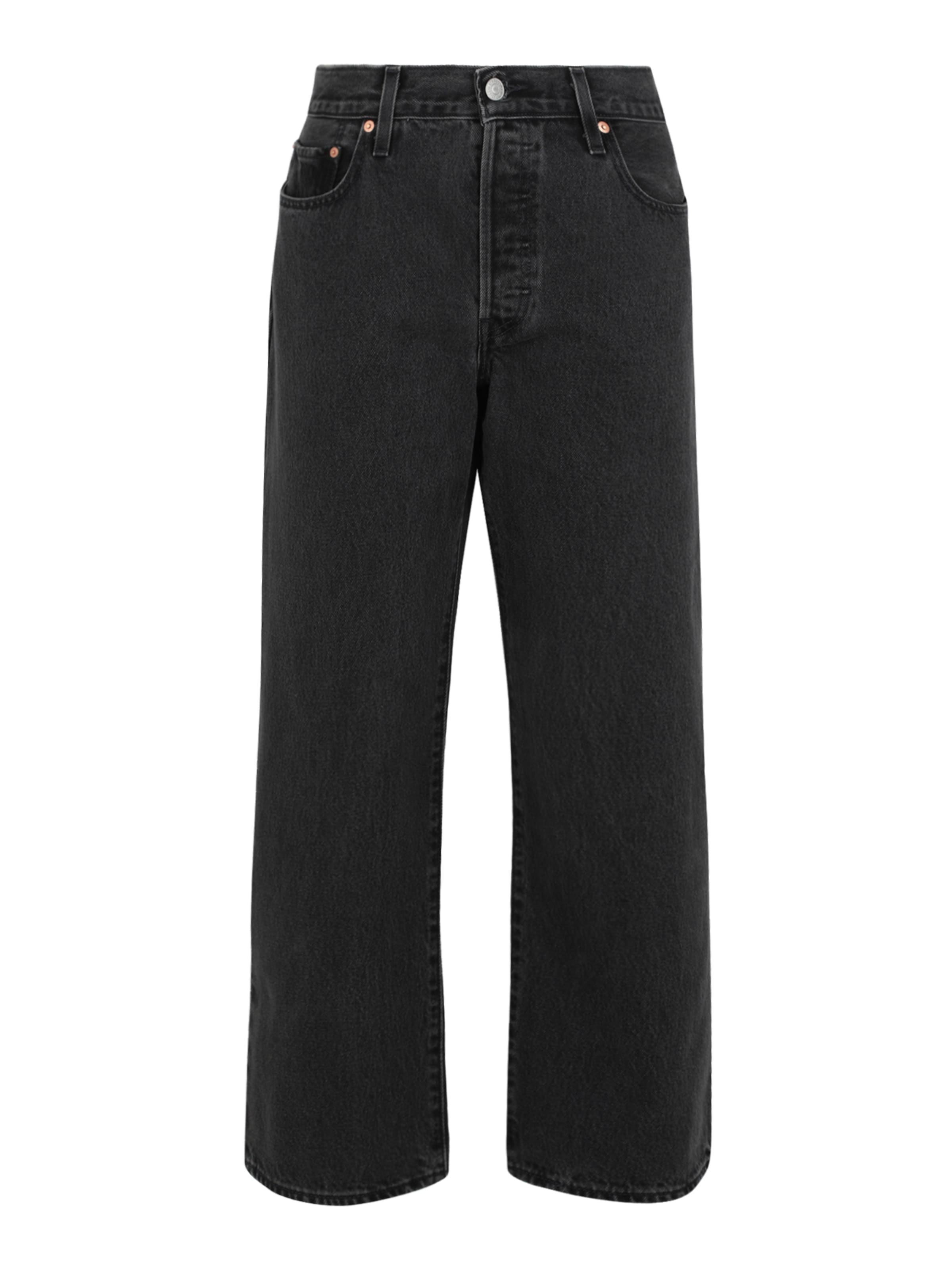 LEVI'S ® Regular Jeans  '501® 90's Ankle' in Schwarz: Vorderseite