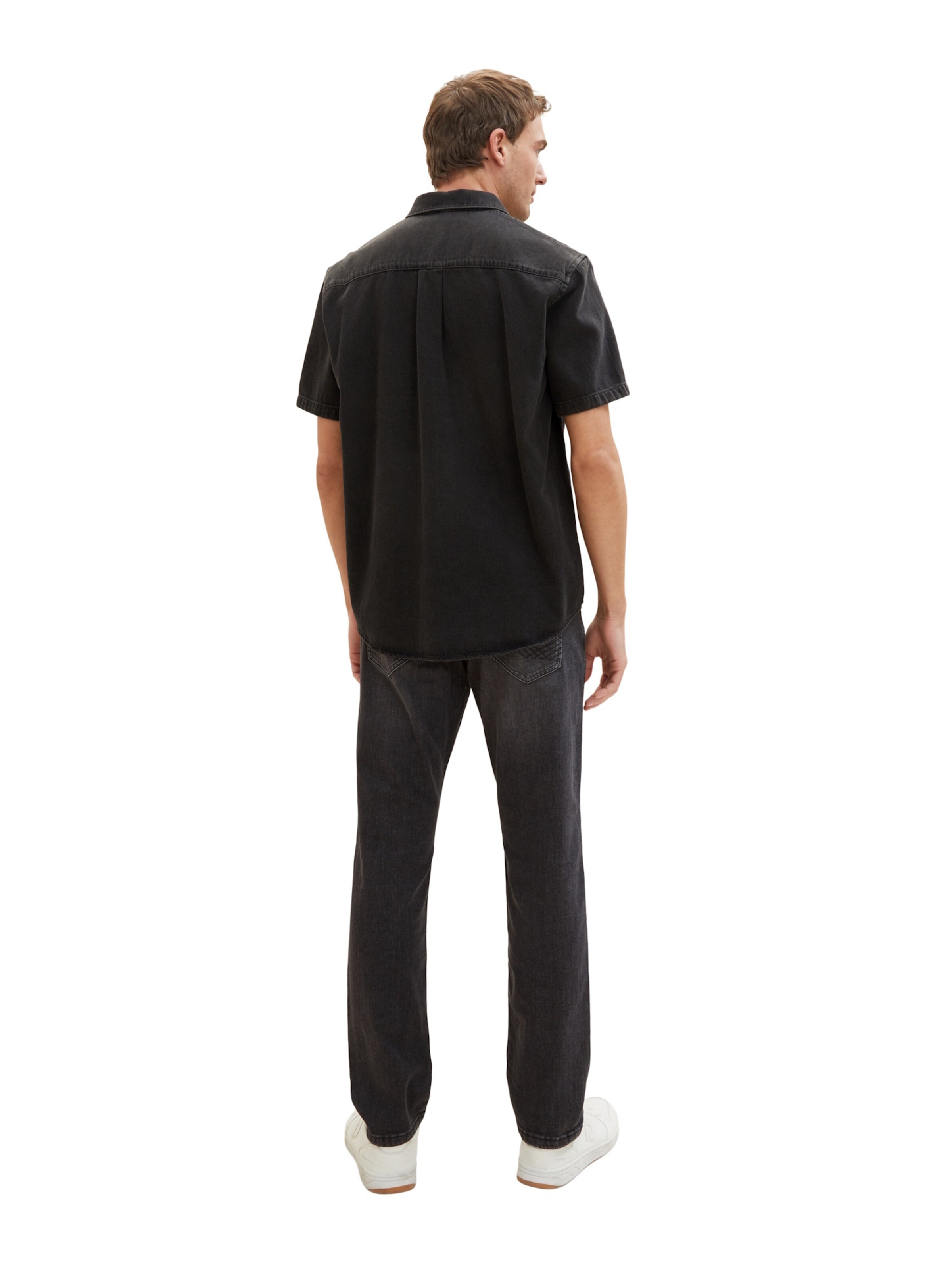 TOM TAILOR Slimfit Jeans 'Josh' i sort