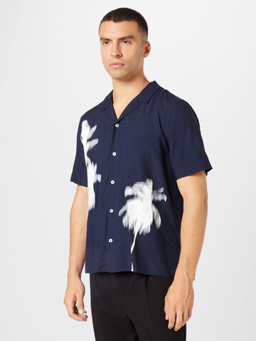 s.Oliver Comfort fit Overhemd in Blauw: voorkant