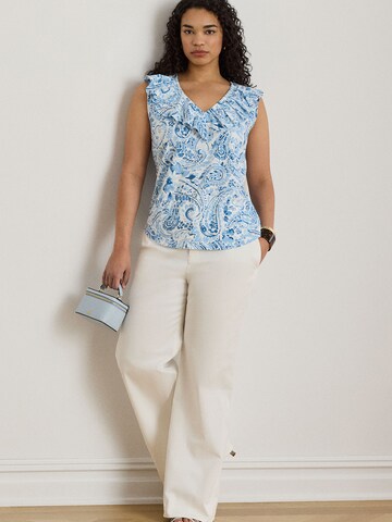 Lauren Ralph Lauren Plus Blusentop in Weiß