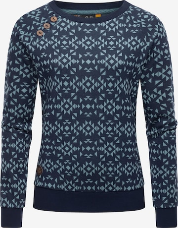 Ragwear Sweatshirt 'Darria' i blå: framsida