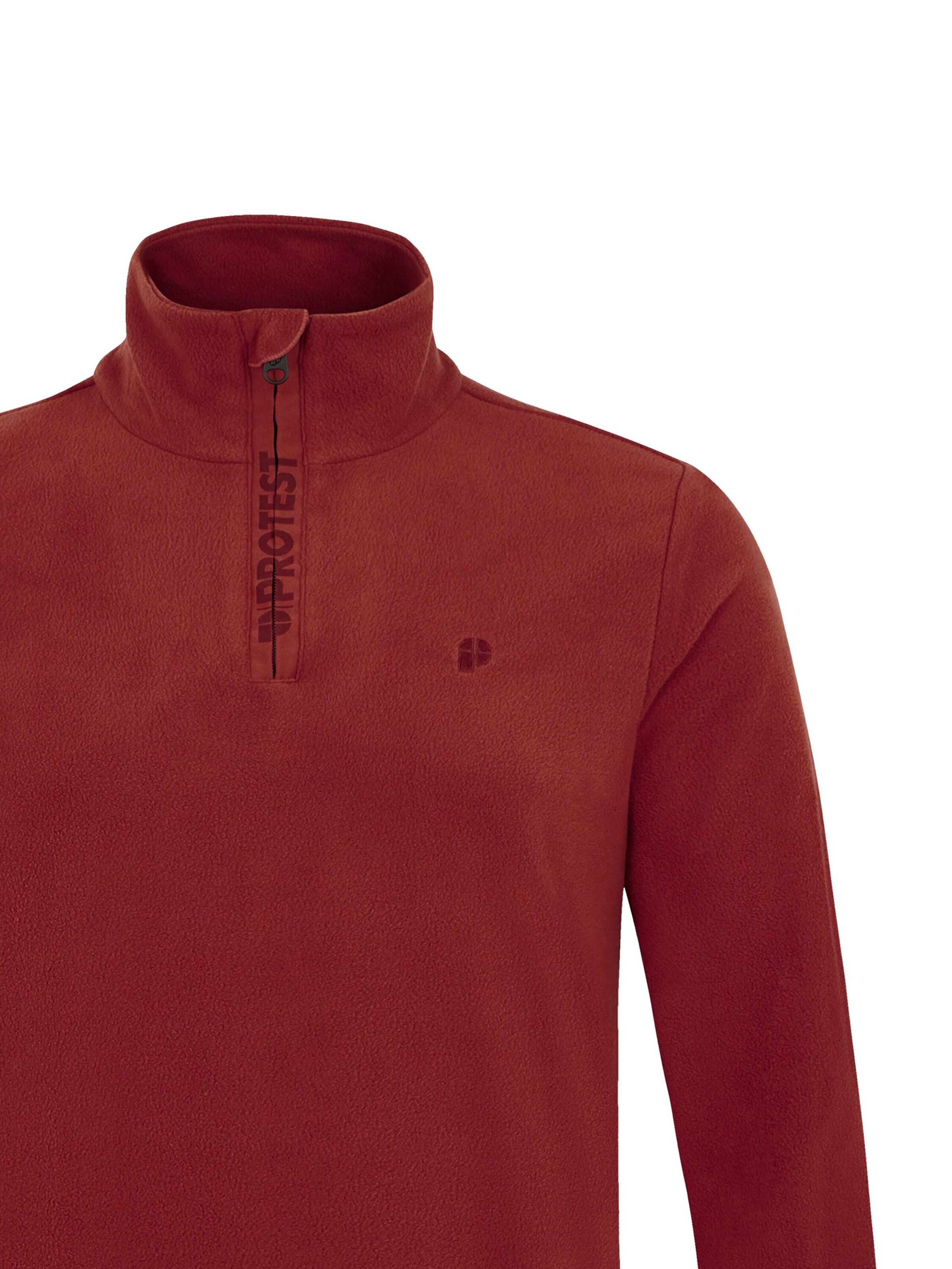 PROTEST Athletic Sweatshirt 'PRTReperfecto' in Red