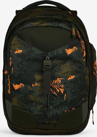 Satch Backpack 'Match' in Green: front