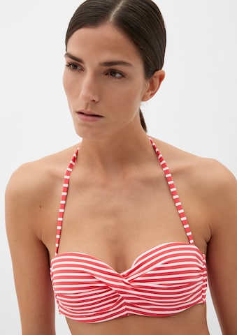 raudona s.Oliver Bandeau Bikinis