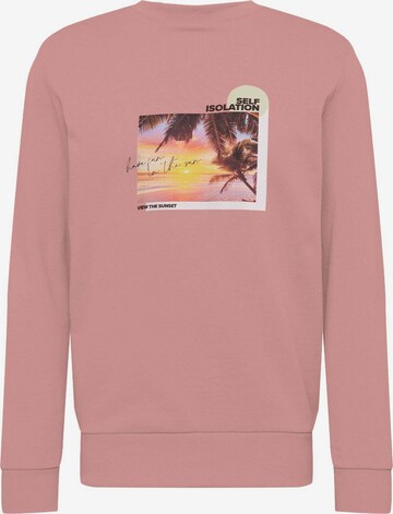 WESTMARK LONDON Sweatshirt 'Collage Fun' in Roze: voorkant