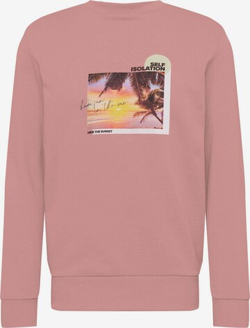 WESTMARK LONDON Sweatshirt 'Collage Fun' in Pink: front