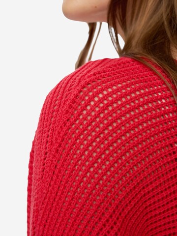 NÜMPH Strickpullover mit Halbarm 'NUERIKKA PULLOVER ' in Rot