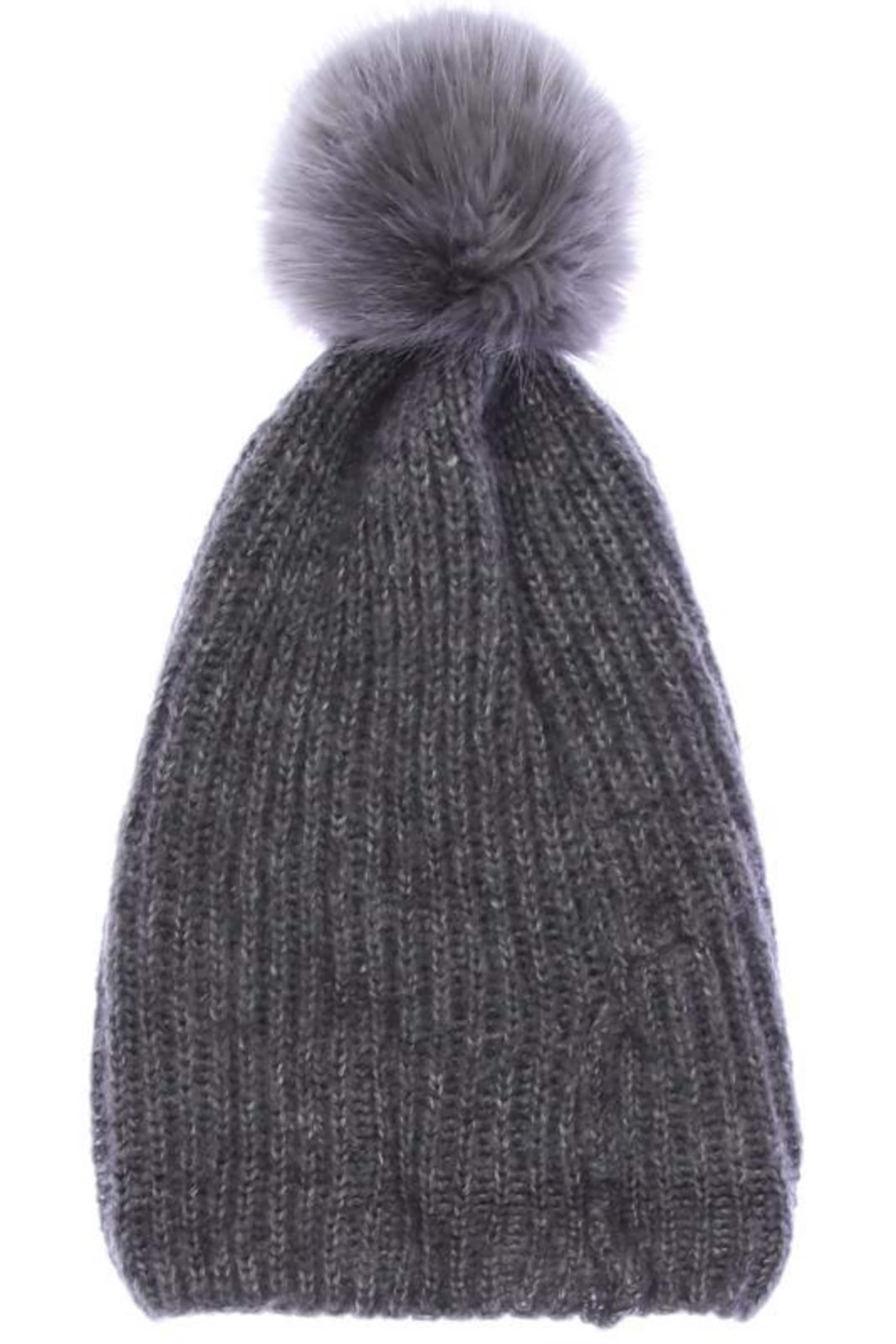 ZARA Hut oder Mütze M in Grau: Vorderseite