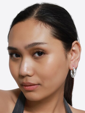 Boucles d'oreilles 'Martia' Heideman en argent : devant