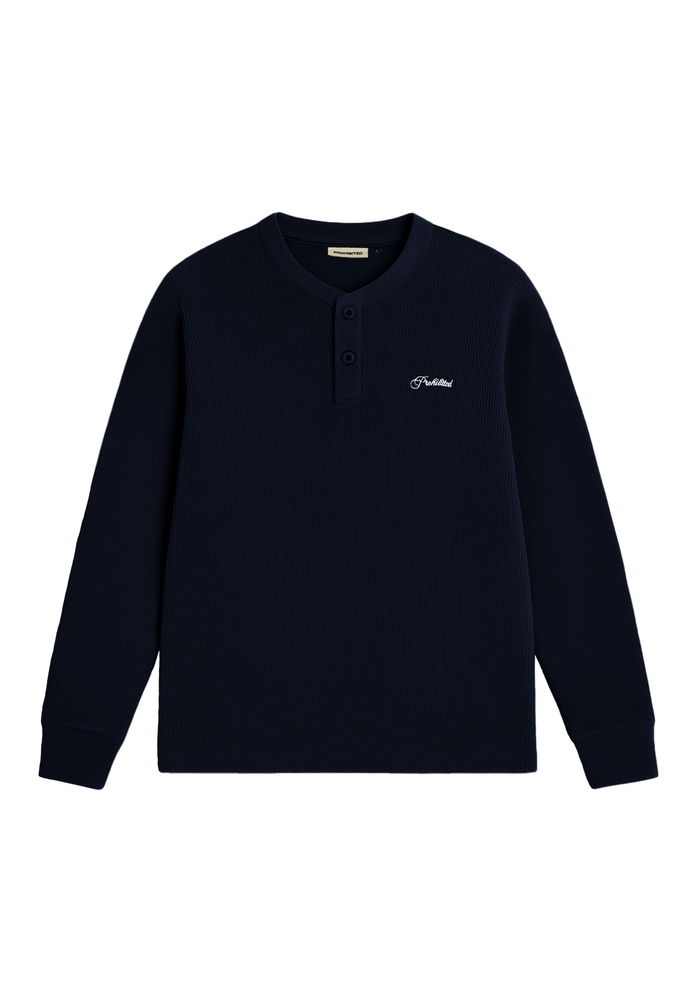 Prohibited Shirt 'Terrace' in Blauw: voorkant