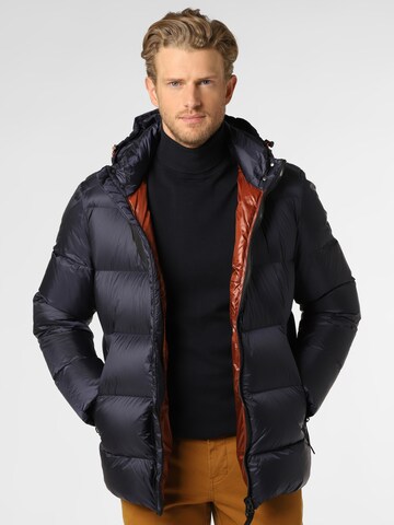 HECHTER PARIS Winter Jacket in Blue: front