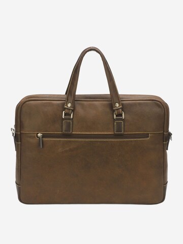 Arthur & Aston - Cartera maletín 'Arthur & Aston Porte Document Homme Chataigne' en marrón