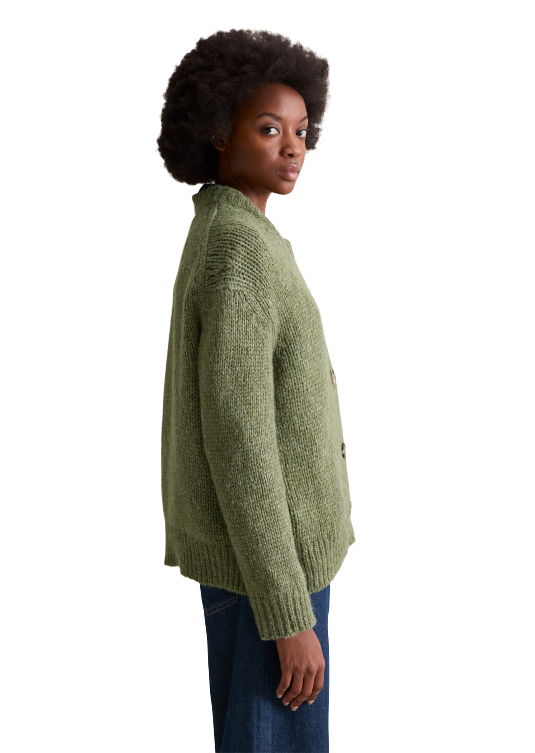 Marc O'Polo DENIM Вязаная кофта в Зеленый