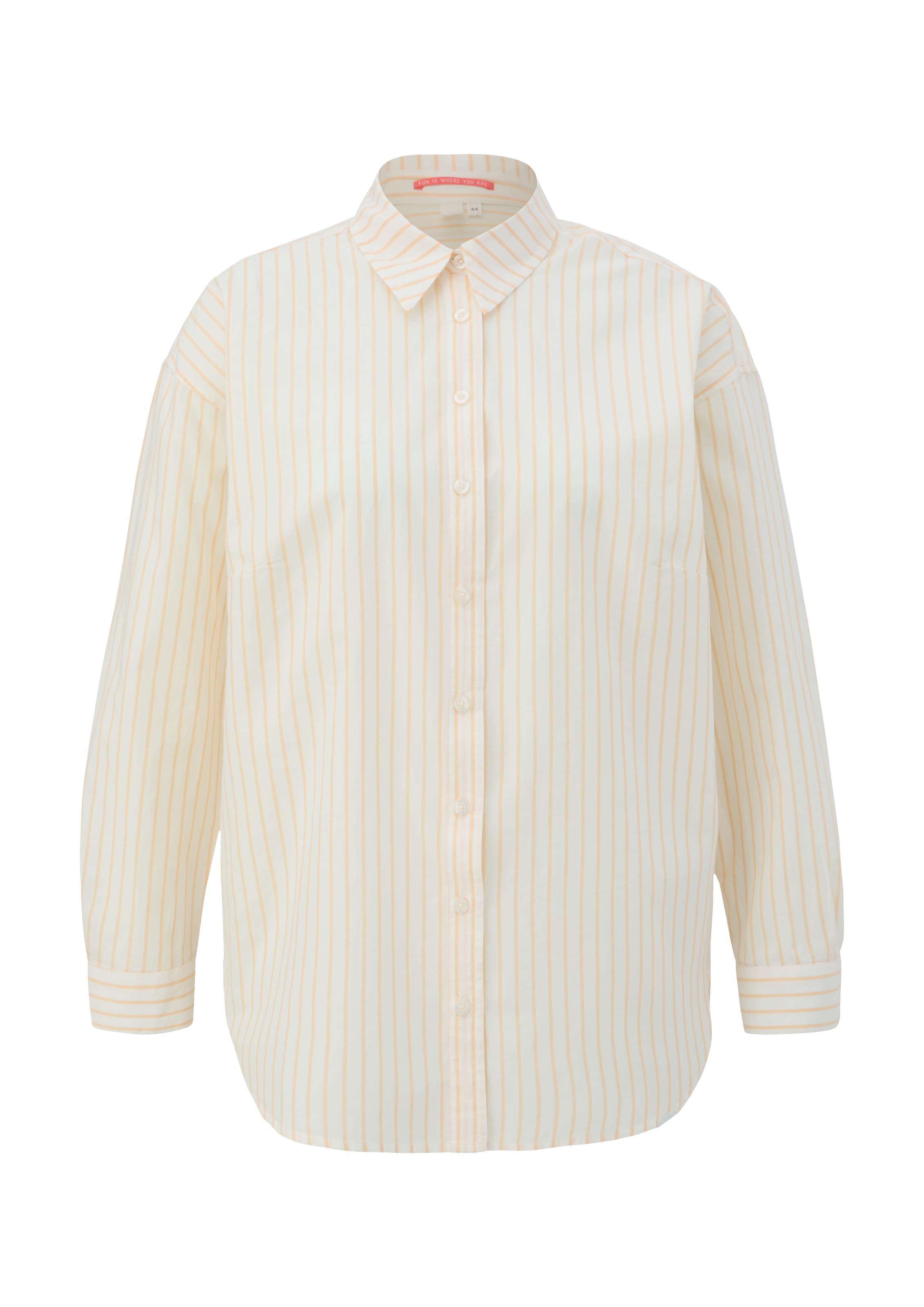 QS Blouse in Oranje: voorkant