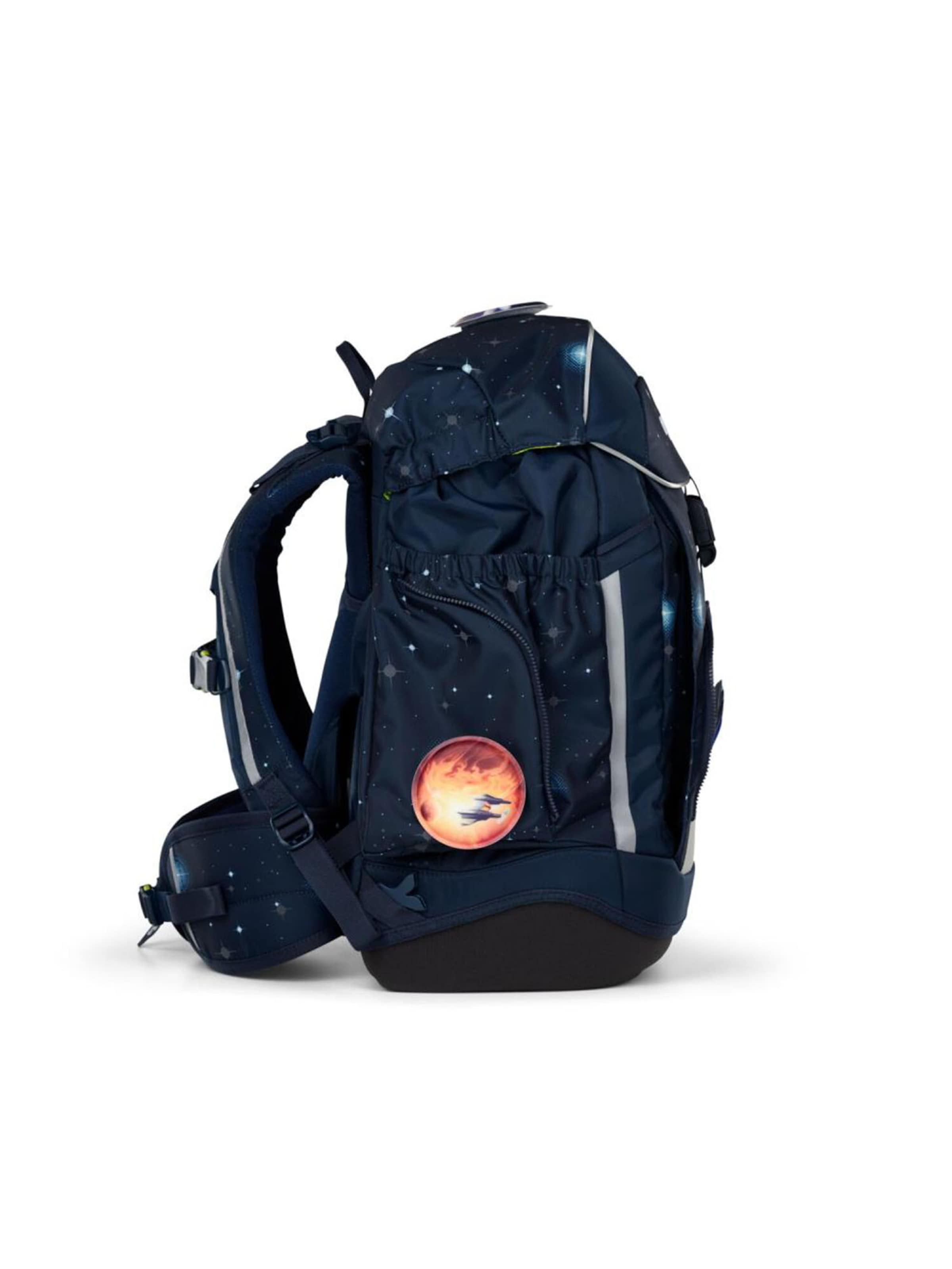 ergobag Backpack 'Maxi Schulrucksack Set 6tlg.' in Blue