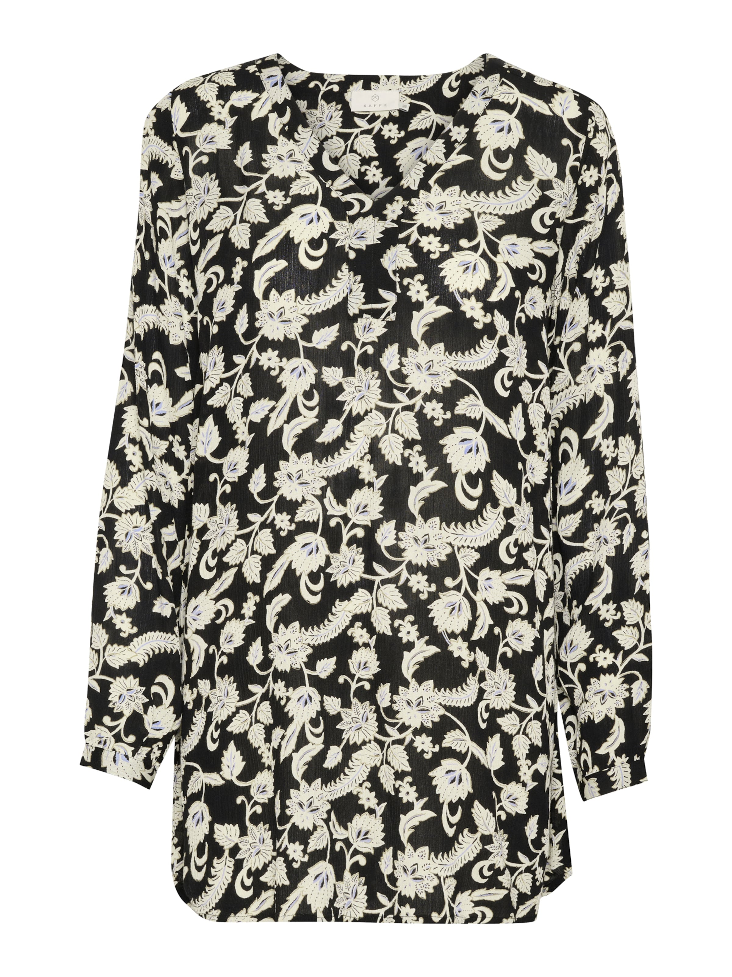 Kaffe Tunika 'Amber' in Schwarz: Vorderseite