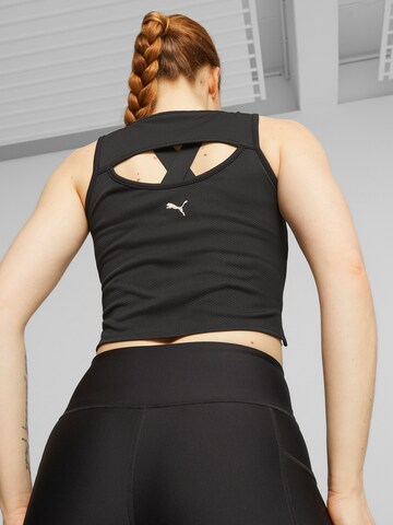 PUMA Sportovní top – černá