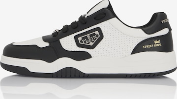 Philipp Plein Platform trainers 'Street' in White: front