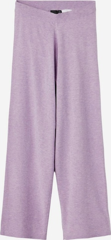 Wide Leg Pantalon 'Bulla' NAME IT en violet : devant