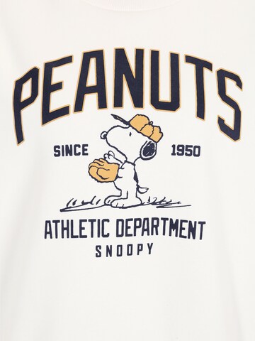 Course Sweatshirt 'Peanuts Athletic' in White