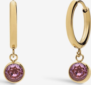 Lucardi Ohrringe 'Set' in Gold: Vorderseite