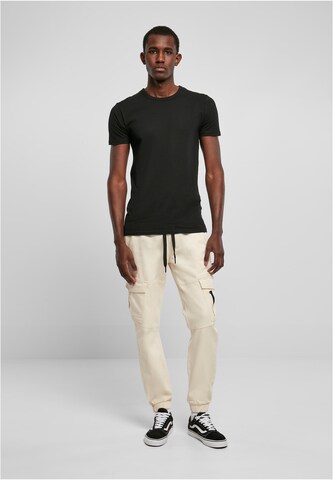 SOUTHPOLE Tapered Cargo Pants in Beige