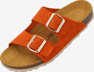 Palado Pantolette 'Palado Korfu Suede Premium Leather' in Orange: Vorderseite