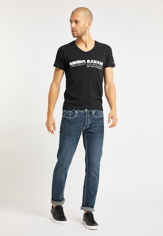 T-Shirt 'Rodriguez' BRUNO BANANI en noir