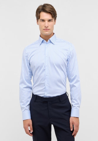 ETERNA Slim fit Zakelijk overhemd in Blauw: voorkant