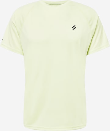 Superdry Performance Shirt in Green: front