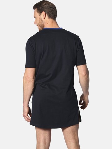 Jan Vanderstorm Pyjama kort 'Alof' in Blauw