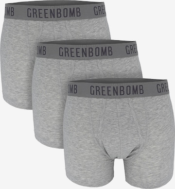 GREENBOMB Boxershort in Grau: Vorderseite