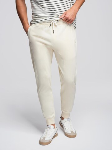 Ombre Tapered Broek in Beige: voorkant
