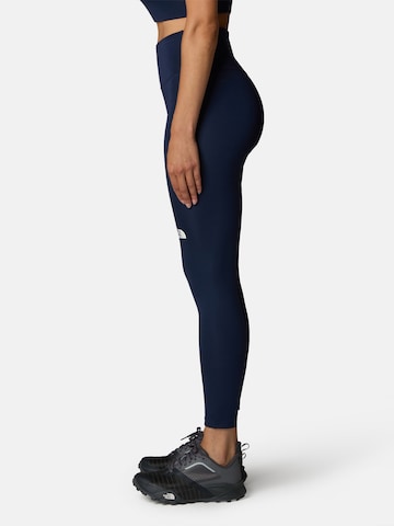 THE NORTH FACE Skinny Urheiluhousut 'W FLEX 25IN TIGHT' värissä sininen