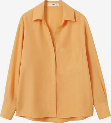 MANGO Bluse 'Limone' in Orange: predná strana