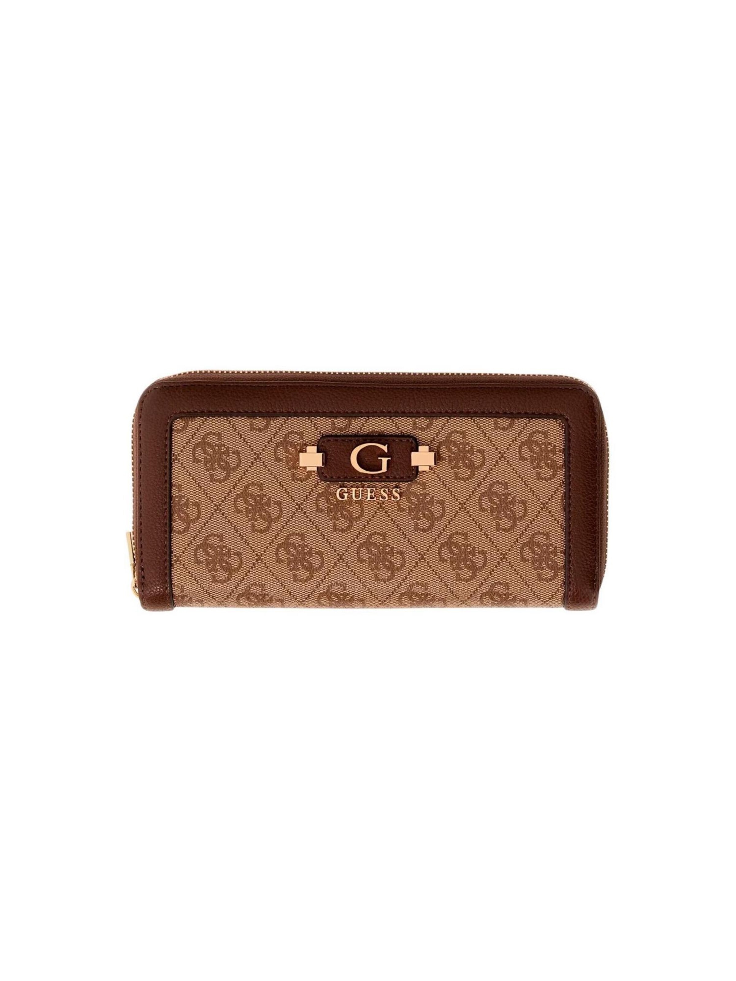 Portamonete 'COLEEN LOGO SML ZIP SWSG97 49146' in One Size GUESS di colore marrone, Visualizzazione prodotti