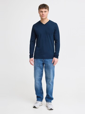 !Solid V-Shirt ' SDODIFAN ' in Blau
