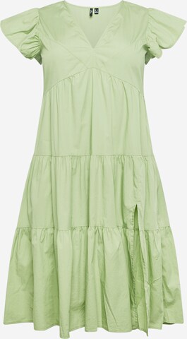 Vero Moda Curve Платье 'Jarlotte' в Зеленый: спереди