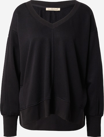 Sweat-shirt Smith&Soul en noir : devant