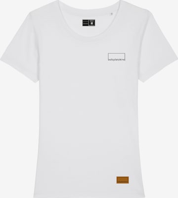Bolzplatzkind Shirt in White: front
