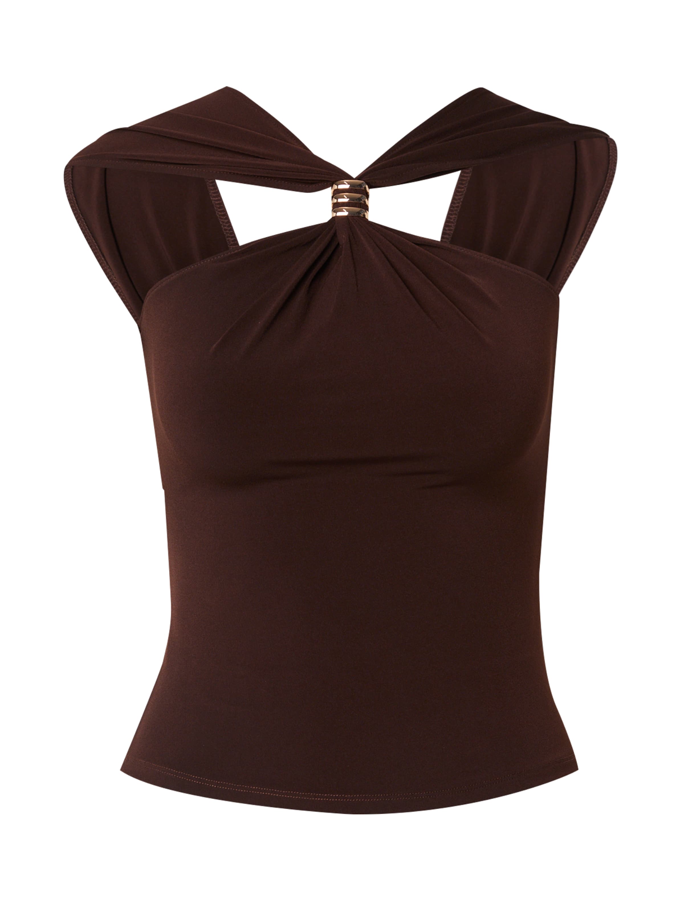 ABOUT YOU Top 'Corinna' in Brown: front