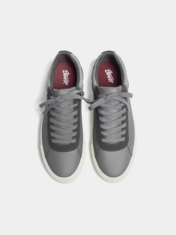 Pull&Bear Platform trainers in Grey