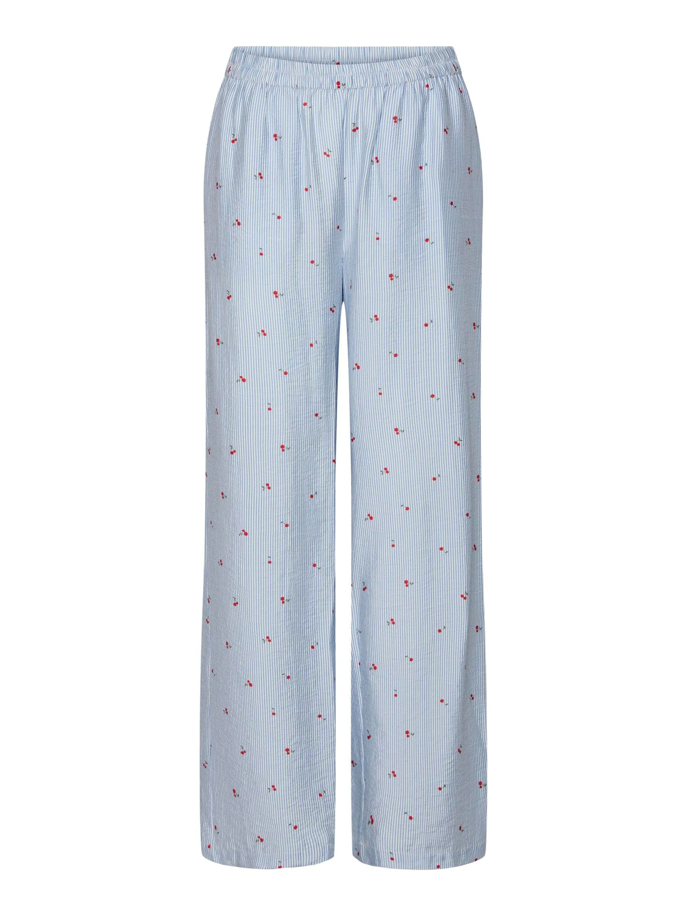 PIECES Regular Hose 'PCFionna' in Blau: Vorderseite