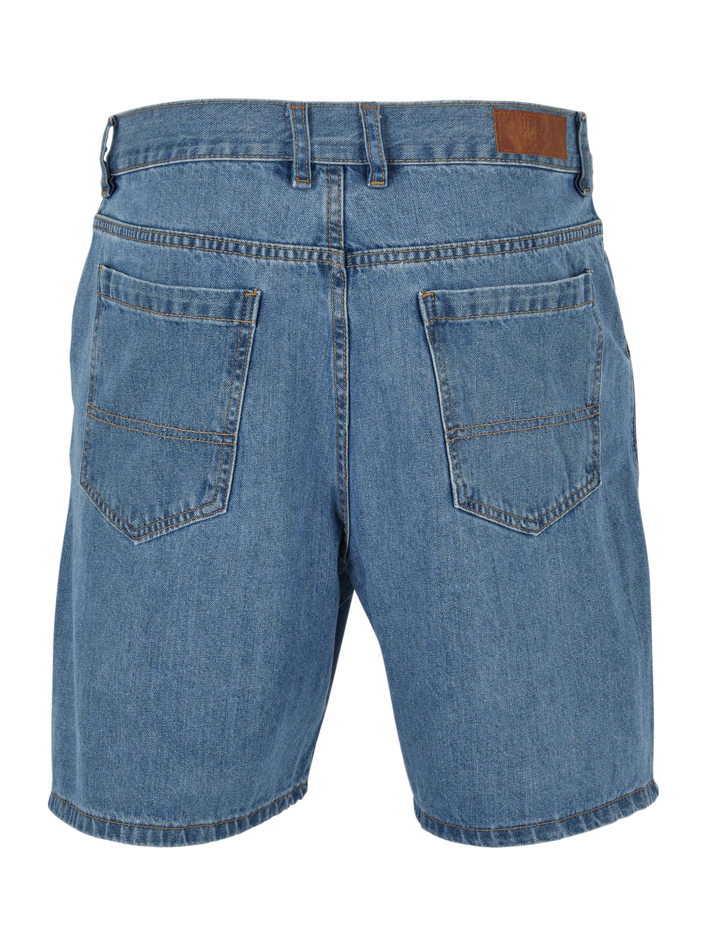 Urban Classics Normální Kalhoty – modrá